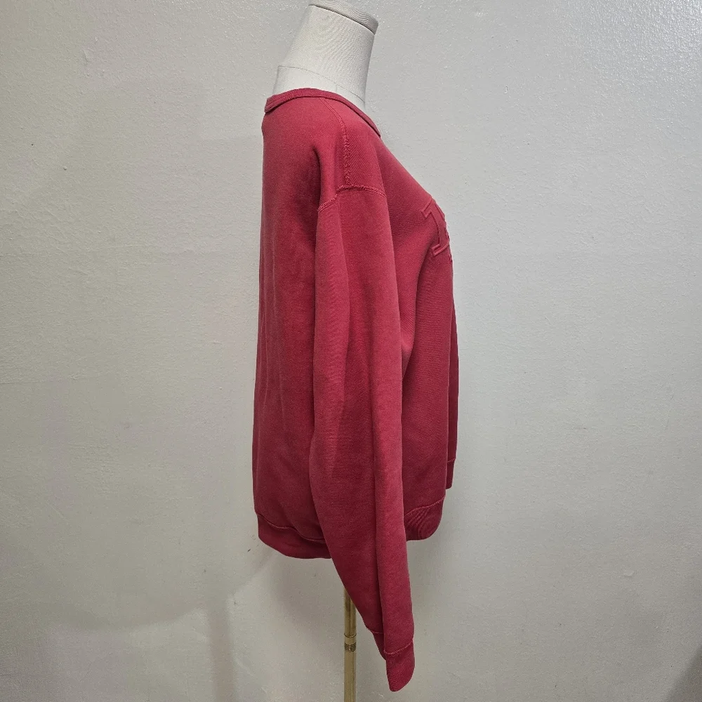 Polo Ralph Lauren Embossed Sweatshirt Red Size Large